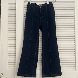 Avec Les Filles Dark Blue Flare Jeans